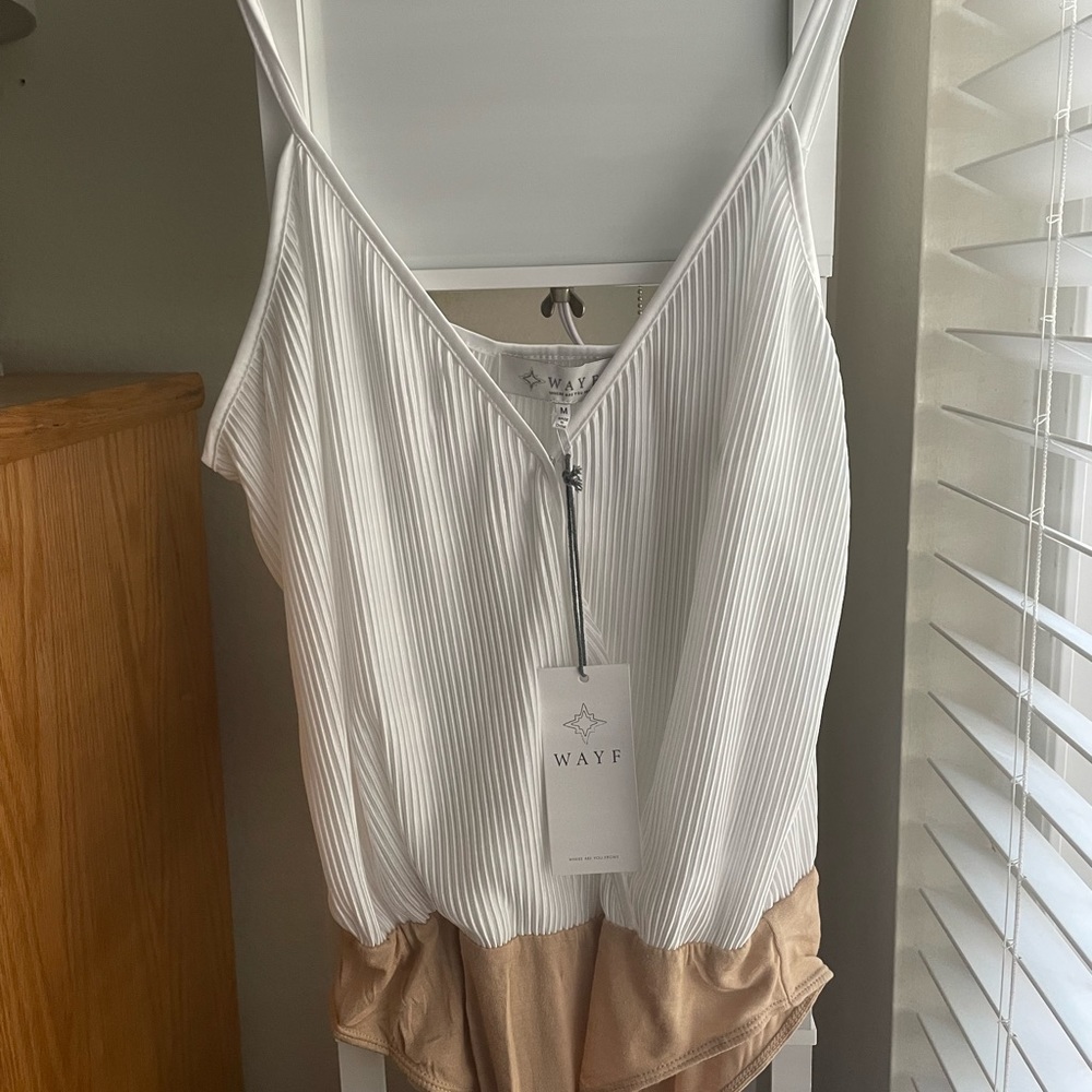 Wayf  Adjustable Strap Cami Bodysuit